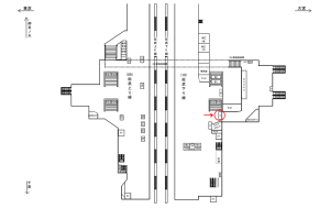 JR／秋葉原駅／総武下り線／№11駅看板・駅広告、位置図