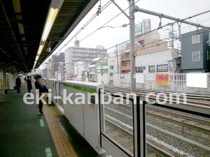 JR／駒込駅／内回り線側／№122駅看板・駅広告、写真1