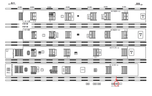 JR／池袋駅／上りホーム前／№340駅看板・駅広告、位置図