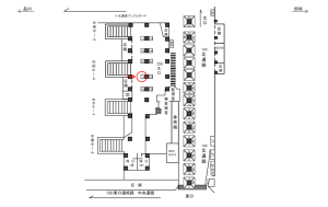 JR／池袋駅／北口／№7駅看板・駅広告、位置図