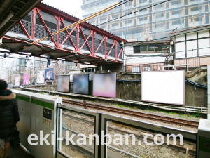 JR／原宿駅／内回り線側／№34駅看板・駅広告、写真1