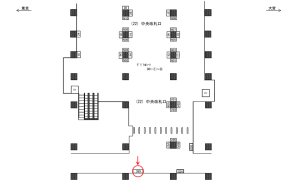 JR／秋葉原駅／中央改札口／№399周辺案内図広告・駅広告、位置図