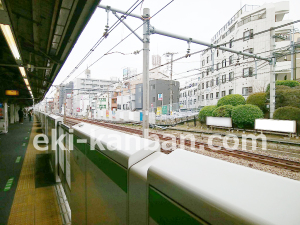 JR／駒込駅／内回り線側／№117駅看板・駅広告、写真1