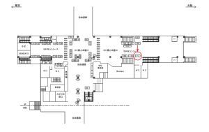JR／田町駅／橋上本屋口／№111駅看板・駅広告、位置図