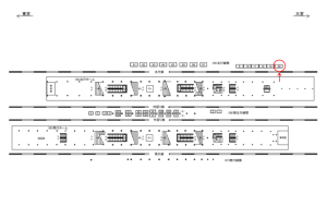 JR／秋葉原駅／北行線側／№30駅看板・駅広告、位置図