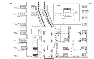 JR／品川駅／中央改札内／№21駅看板・駅広告、位置図
