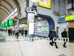 JR／品川駅／自由通路／№12駅看板・駅広告、写真1