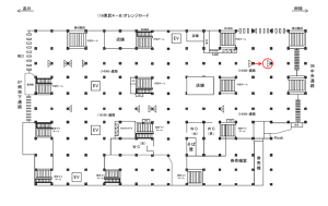 JR／池袋駅／48通路／№2駅看板・駅広告、位置図