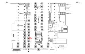 JR／池袋駅／中央通路／№137駅看板・駅広告、位置図