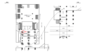 JR／秋葉原駅／昭和通り口／№126駅看板・駅広告、位置図