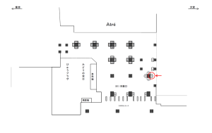 JR／秋葉原駅／電気街口／№4駅看板・駅広告、位置図