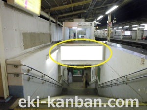 JR　大網駅／ホーム階段／№4駅看板・駅広告、写真2