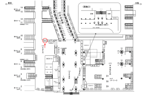 JR／品川駅／北改札内／№14駅看板・駅広告、位置図