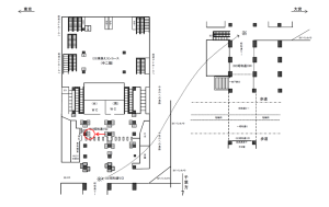 JR／秋葉原駅／昭和通り口／№131駅看板・駅広告、位置図