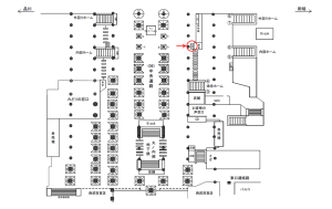 JR／池袋駅／中央通路／№399駅周辺案内図広告・駅広告、位置図