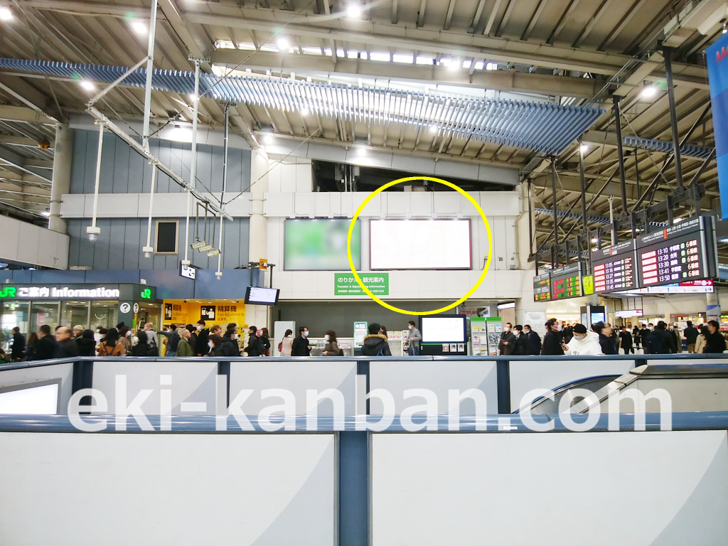 JR/品川駅/中央改札内/№16駅看板・駅広告、写真