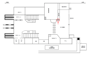 JR／田端駅／本屋口／№399周辺案内図広告・駅広告、位置図