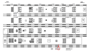 JR／池袋駅／上りホーム前／№356駅看板・駅広告、位置図