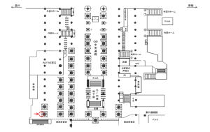 JR／池袋駅／中央通路／№185駅看板・駅広告、位置図