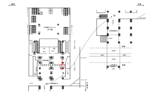 JR／秋葉原駅／昭和通り口／№139駅看板・駅広告、位置図
