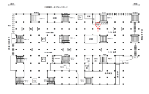 JR／池袋駅／48通路／№332駅看板・駅広告、位置図