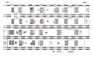 JR／池袋駅／内回りホーム／№17駅看板・駅広告、位置図