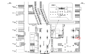 JR／品川駅／中央改札内／№15駅看板・駅広告、位置図