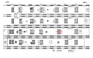 JR／池袋駅／下りホーム／№22駅看板・駅広告、位置図