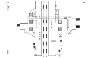 JR／秋葉原駅／総武上り線／№102駅看板・駅広告、位置図