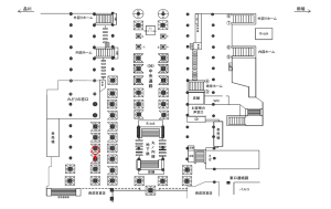 JR／池袋駅／中央通路／№167駅看板・駅広告、位置図