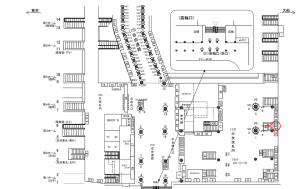 JR／品川駅／中央改札内／№18駅看板・駅広告、位置図