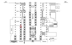 JR／池袋駅／中央通路／№158駅看板・駅広告、位置図