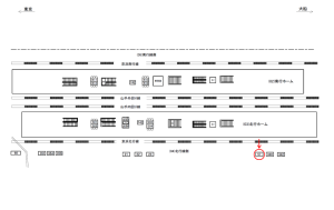 JR／田町駅／北行線側／№57駅看板・駅広告、位置図