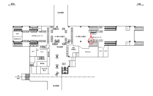 JR／田町駅／橋上本屋口／№109駅看板・駅広告、位置図