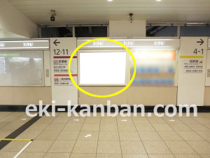 JR／西船橋駅／武蔵野線連絡通路／№3駅看板・駅広告、写真2