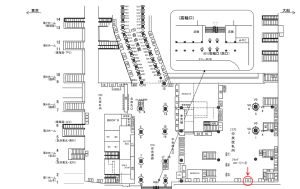 JR／品川駅／中央改札内／№6駅看板・駅広告、位置図