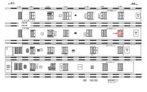 JR／池袋駅／内回りホーム／№20駅看板・駅広告、位置図