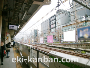 JR／原宿駅／内回り線側／№14駅看板・駅広告、写真1