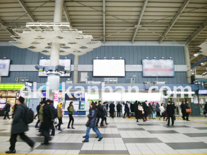 JR／品川駅／自由通路／№22駅看板・駅広告、写真1