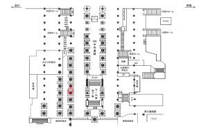 JR／池袋駅／中央通路／№134駅看板・駅広告、位置図