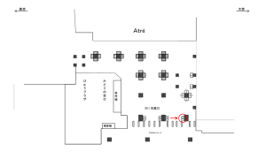 JR／秋葉原駅／本屋口／№80駅看板・駅広告、位置図