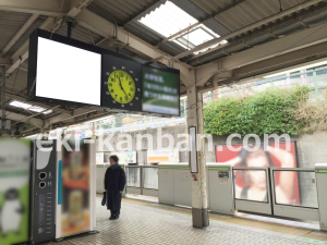 JR／巣鴨駅／ホーム／№1駅看板・駅広告、写真1