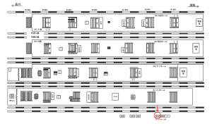 JR／池袋駅／上りホーム前／№341駅看板・駅広告、位置図