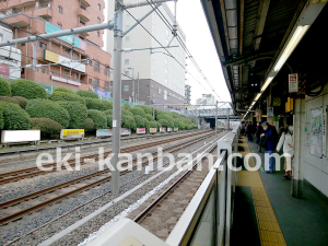 JR／駒込駅／内回り線側／№109駅看板・駅広告、写真1