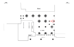 JR／秋葉原駅／電気街口／№6駅看板・駅広告、位置図