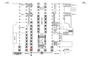 JR／池袋駅／中央通路／№146駅看板・駅広告、位置図