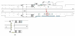 東武　豊四季駅／／№010駅看板・駅広告、位置図