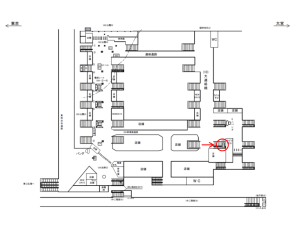 JR／上野駅／大連絡橋／№21駅看板・駅広告、位置図