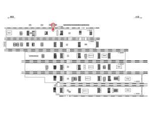 JR／上野駅／北行線側／№82駅看板・駅広告、位置図