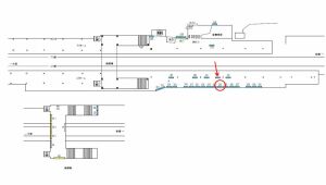 東武　豊四季駅／／№323駅看板・駅広告、位置図